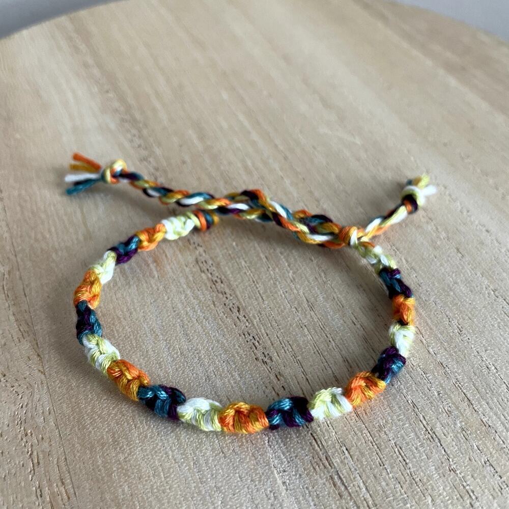 Eloisa Bracelet anklet trendy comfortable tie embroidery thread woven gift